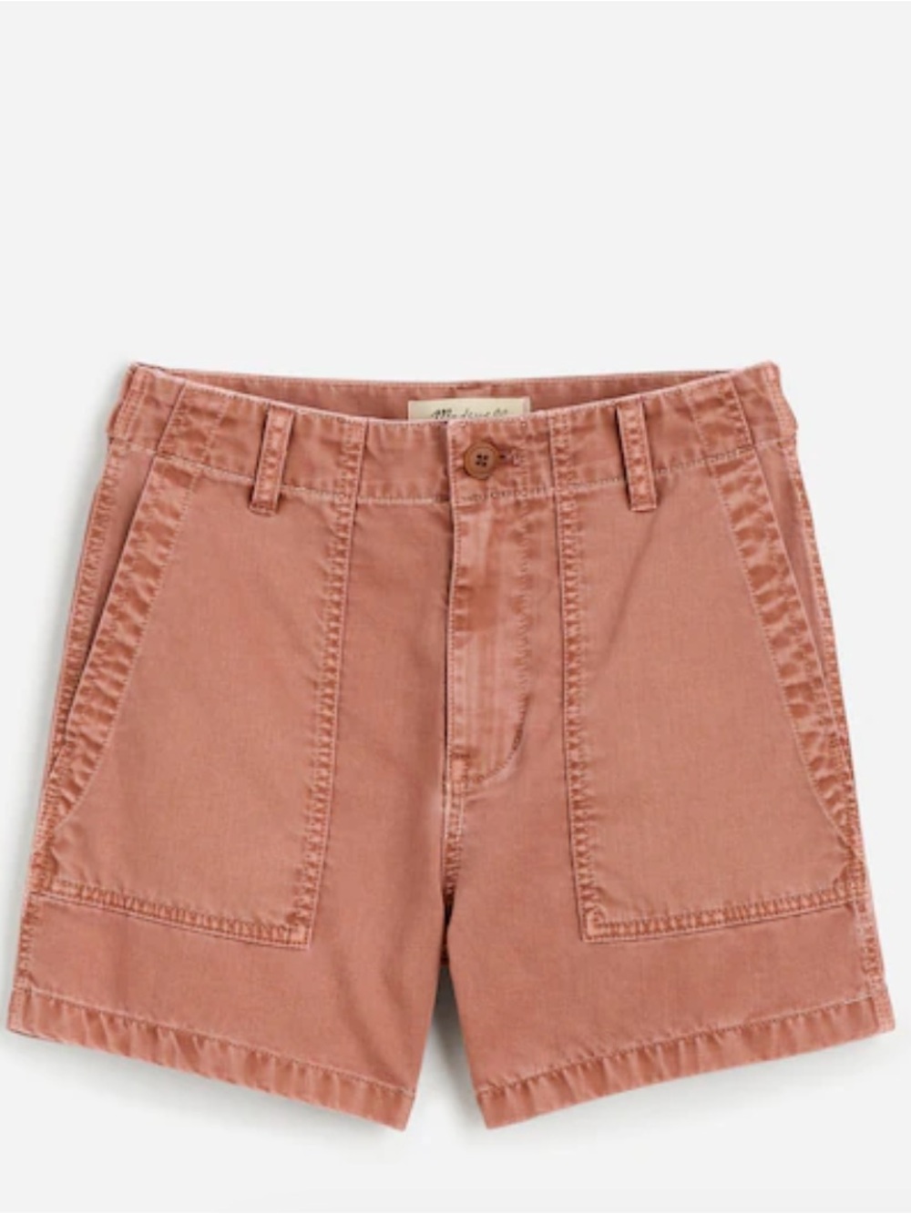 Madewell Brynn Utility Short in Dusty Rose